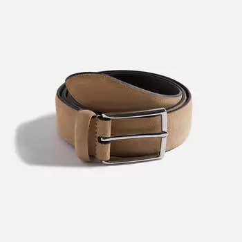 Ремень Anderson's Suede Semi Formal Belt, желто-коричневый