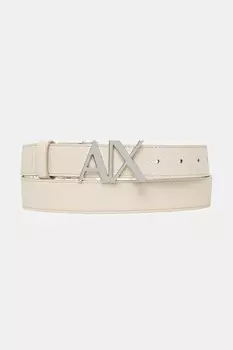 Ремень Armani Exchange, бежевый