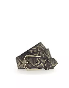 Ремень b.belt Leder Sabia, цвет schwarz/gold metallic