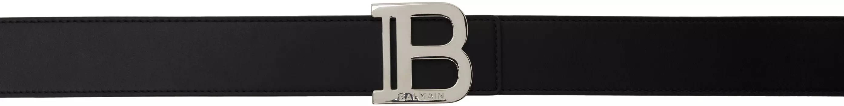 Ремень B из гладкой кожи Balmain