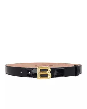 Ремень Bally B Bold 25, цвет Black & Oro