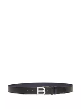 Ремень Bally logo-buckle bet, черный
