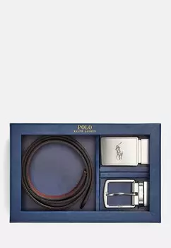 Ремень BELT GIFT BOX SET Polo Ralph Lauren, цвет black/saddle