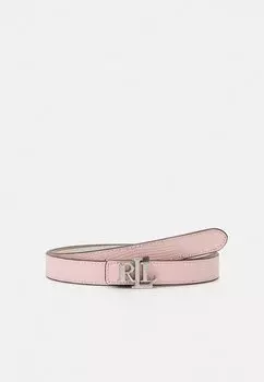 Ремень BELT SKINNY Lauren Ralph Lauren, цвет tea rose/soft white