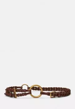 Ремень Belt Wide Lauren Ralph Lauren, цвет dark maple