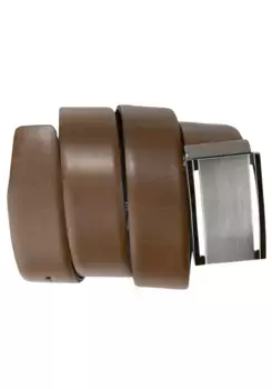 Ремень BERND GTZ со стильной матовой пряжкой, цвет Cognac