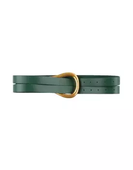 Ремень Bottega Veneta, темно-зеленый