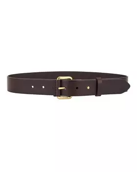 Ремень Boucle Motorcycle Belt Saint Laurent, цвет Brown Oak
