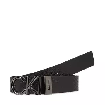 Ремень Calvin Klein Adj/RevCk Metal, черный