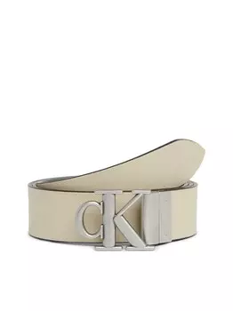 Ремень Calvin Klein, кремовый/черный