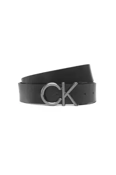 Ремень Calvin Klein мужской с логотипом, черный