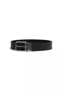 Ремень Calvin Klein мужской с тиснением, черный