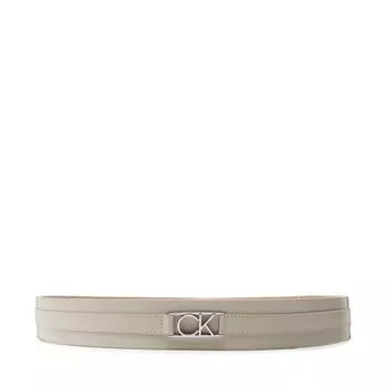 Ремень Calvin Klein Re-LockBelt, бежевый