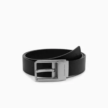 Ремень Calvin Klein с двусторонней пряжкой, черный