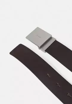 Ремень CASUAL PLAQUE Calvin Klein, темно-коричневый
