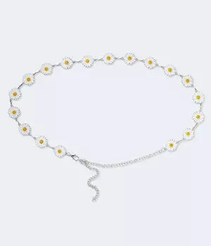 Ремень-цепочка Daisy Aeropostale, серебро