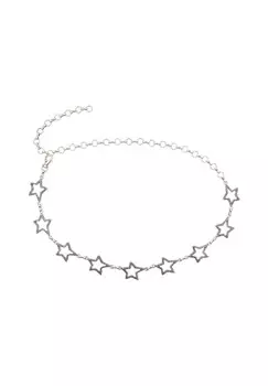 Ремень-цепочка Star Сделано в Италии Collezione alessandro, цвет Altsilber