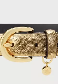 Ремень CHARM DRESS CASUAL MEDIUM Lauren Ralph Lauren, золотой
