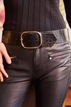 Ремень - Черный - Повседневный Olalook, черный