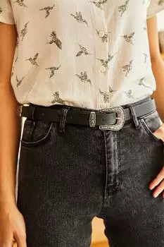 Ремень - Черный - Повседневный Olalook, черный