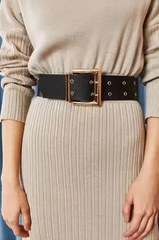 Ремень - Черный - Повседневный Olalook, черный