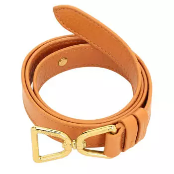 Ремень Coccinelle Grained Leather Carrie, оранжевый