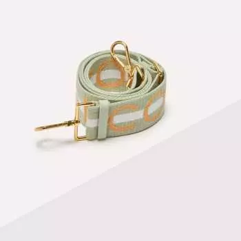 Ремень Coccinelle Logo, цвет Mul.Cel.G/Cel.G