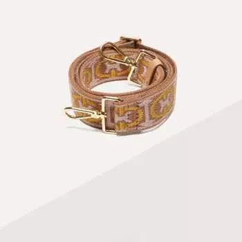 Ремень Coccinelle Monogram Tricolor, цвет Multi Soleado/Skin