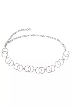 Ремень collezione alessandro Ketten Kini, серебряный