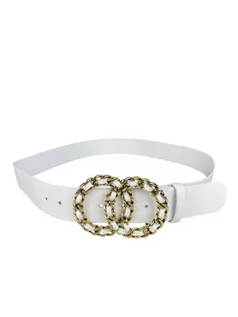 Ремень collezione alessandro Leder Kira, белый