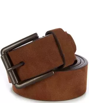 Ремень Cremieux из замшевой кожи 18 мм, коричневый