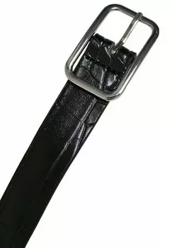 Ремень Croco Urban Classics, черный серебро