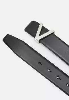 Ремень Dario Valentino Bags, черный/гриджио