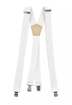 Ремень деловой HOSENTRGER 3CM BREITE X-FORM VERSTELLBARE LNGE MIT CLIPVERSCHLUSS Fabio Farini, цвет wei