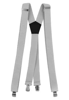 Ремень деловой HOSENTRGER 3CM BREITE X-FORM VERSTELLBARE LNGE MIT CLIPVERSCHLUSS Fabio Farini, цвет hellgrau