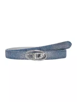 Ремень DIESEL Belt, синий деним