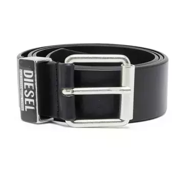 Ремень Diesel Logo B Glossy Loop 40 B, черный