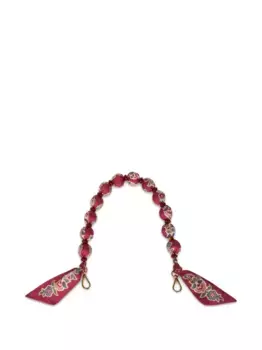 Ремень для сумки с бусинами ETRO, красный
