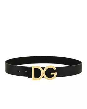 Ремень Dolce & Gabbana, цвет Black & Gold