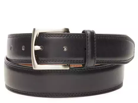 Ремень Double Stiched Edge Belt Vince Camuto, черный