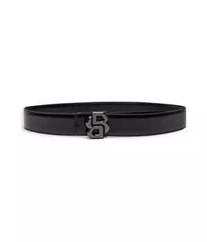 Ремень двусторонний кожаный Boss B_icon, черный