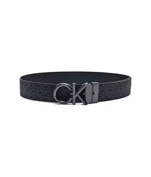 Ремень двусторонний кожаный Calvin Klein, черный