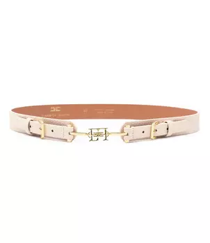 Ремень Elisabetta Franchi, кремовый
