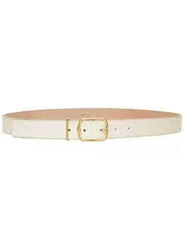 Ремень Emblem с пряжкой-логотипом Bally, бежевый