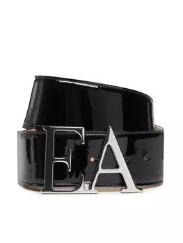 Ремень Emporio Armani с буквами, черный