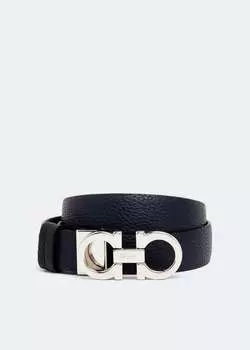 Ремень FERRAGAMO Gancini belt, синий
