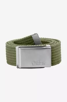 Ремень Fjallraven Canvas, зеленый