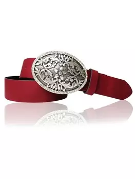 Ремень FRONHOFER Damen Trachtengrtel, красный