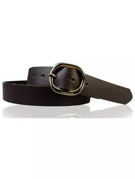 Ремень FRONHOFER Damengrtel goldene Schnalle, темно-коричневый