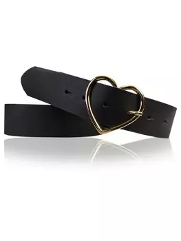 Ремень FRONHOFER Damengrtel Herzschnalle, черный